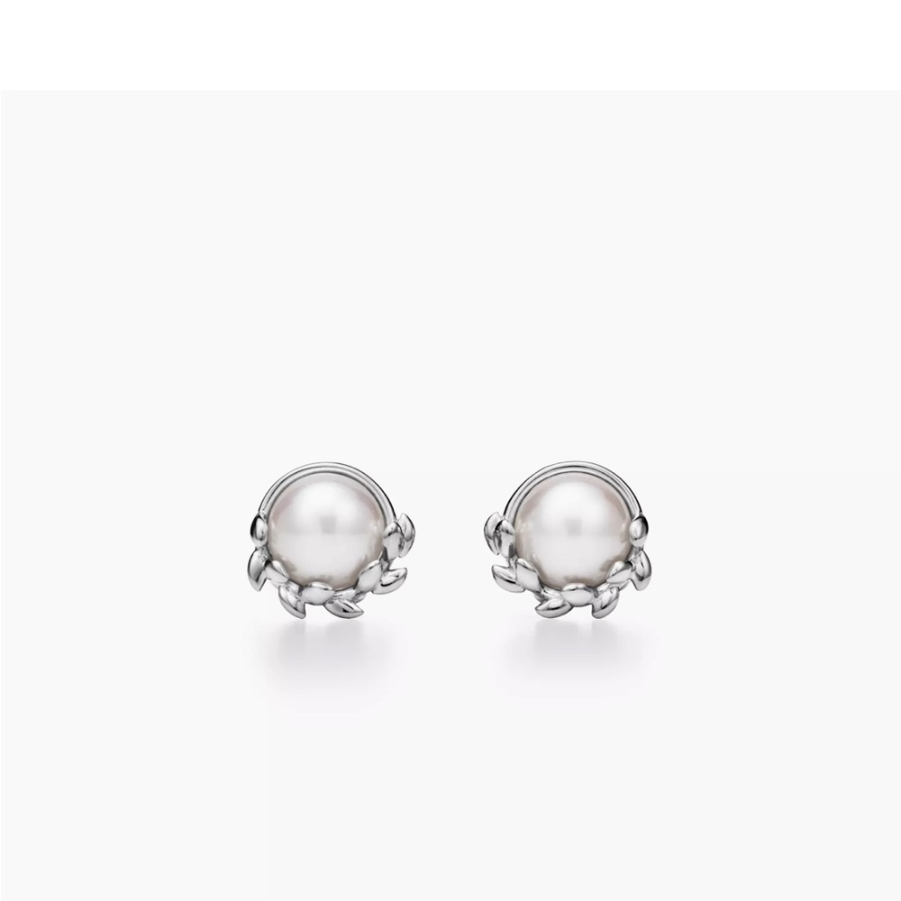 Tiffany & Co. Silver Pearl Earrings
